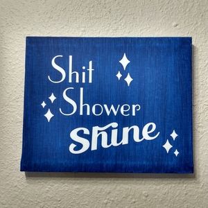 Bathroom decor, canvas wall art